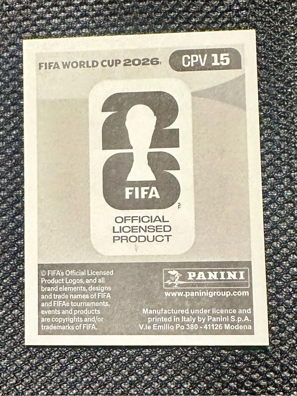 2026 Panini FIFA World Cup Stickers #CPV15 Garry Rodrigues Cabo Verde
